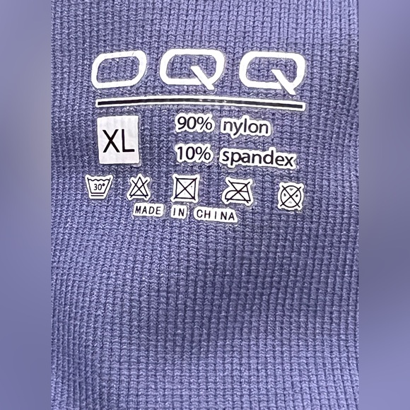 NWOT Periwinkle Blue High Waist Seamless Shorts Size XL - Picture 5 of 7